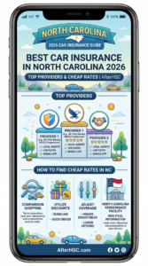 Best Car Insurance in North Carolina 2026 Top Providers & Cheap Rates AfterHSC