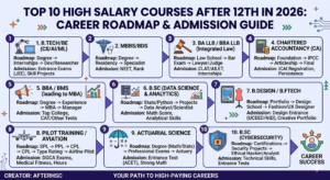 Top 10 High Salary Courses After 12th in 2026: Career Roadmap & Admission Guide | AfterHSC